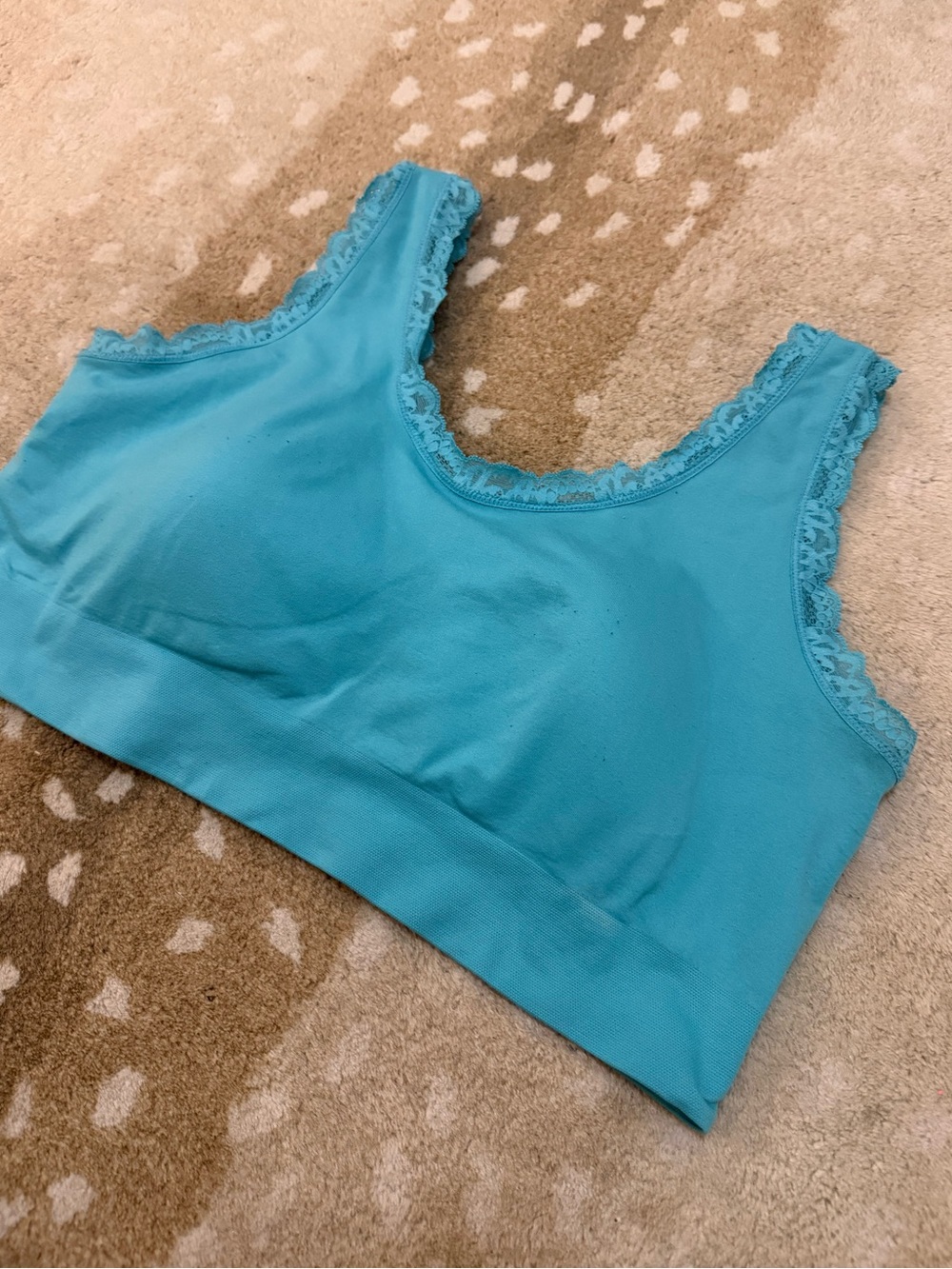 Torrid curve blue padded lace bralette women’s plus size 3 - Picture 5 of 9